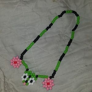 Invader zim necklace and bracelet